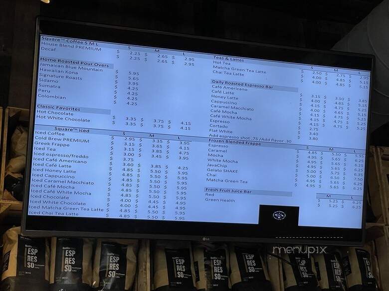 Bean & Bean - Bayside, NY menu_pic