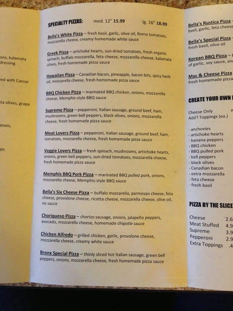 Bella's Pizzeria - Collierville, TN