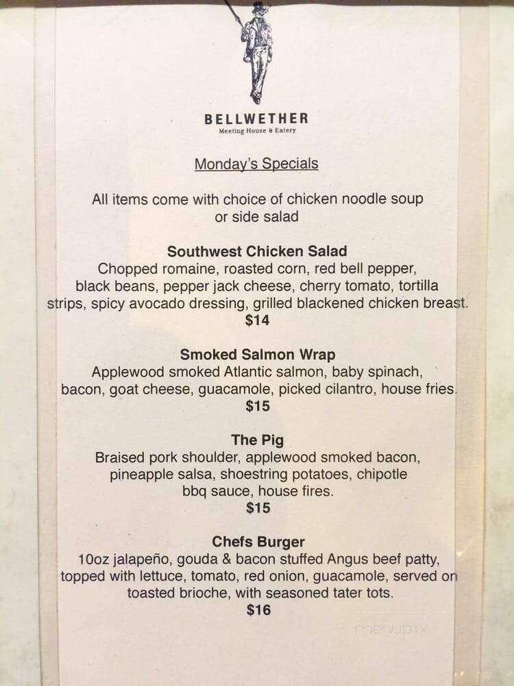Bellwether - Chicago, IL menu_pic