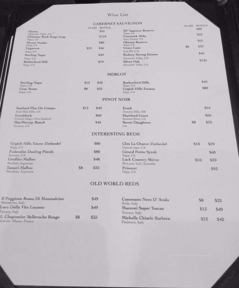 Bellwether - Chicago, IL menu_pic