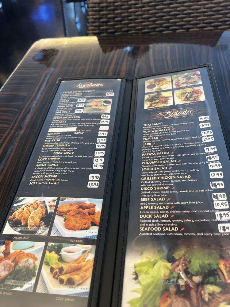 Bhan Baitong Thai Cuisine - Lake Forest, CA menu_pic