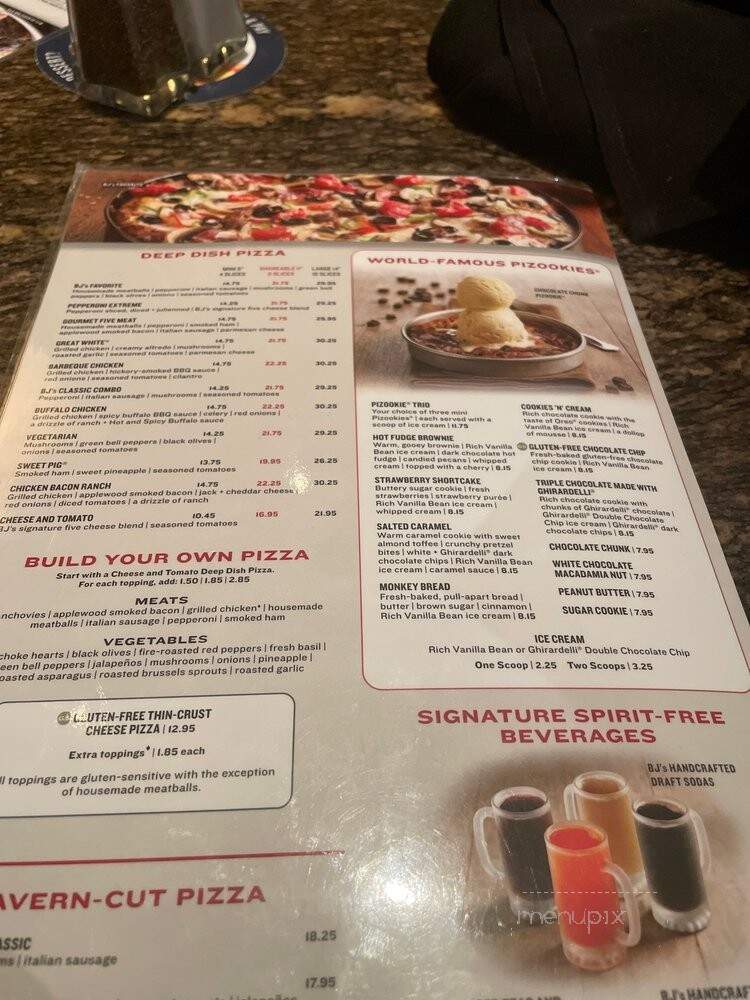 BJ's Restaurant & Brewhouse - Austin, TX menu_pic