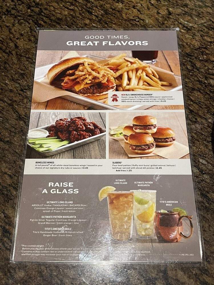 BJ's Restaurant & Brewhouse - Corpus Christi, TX menu_pic