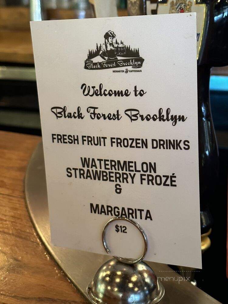Black Forest Brooklyn - Brooklyn, NY menu_pic