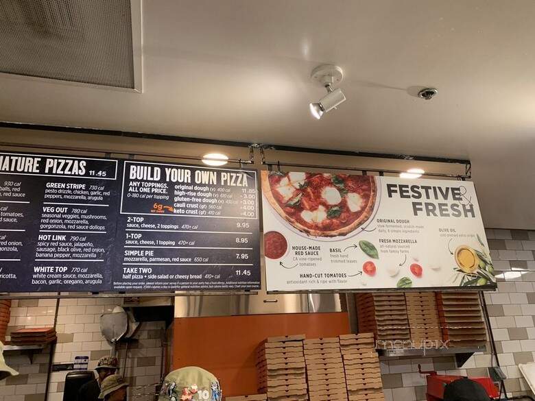 Blaze Pizza - Culver City, CA menu_pic