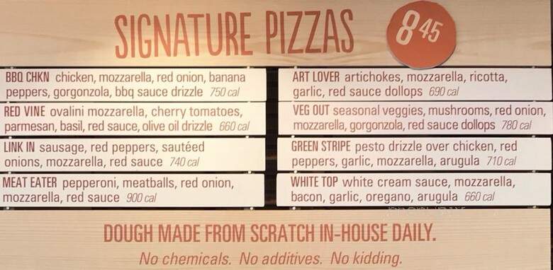 Blaze Pizza - Indianapolis, IN menu_pic
