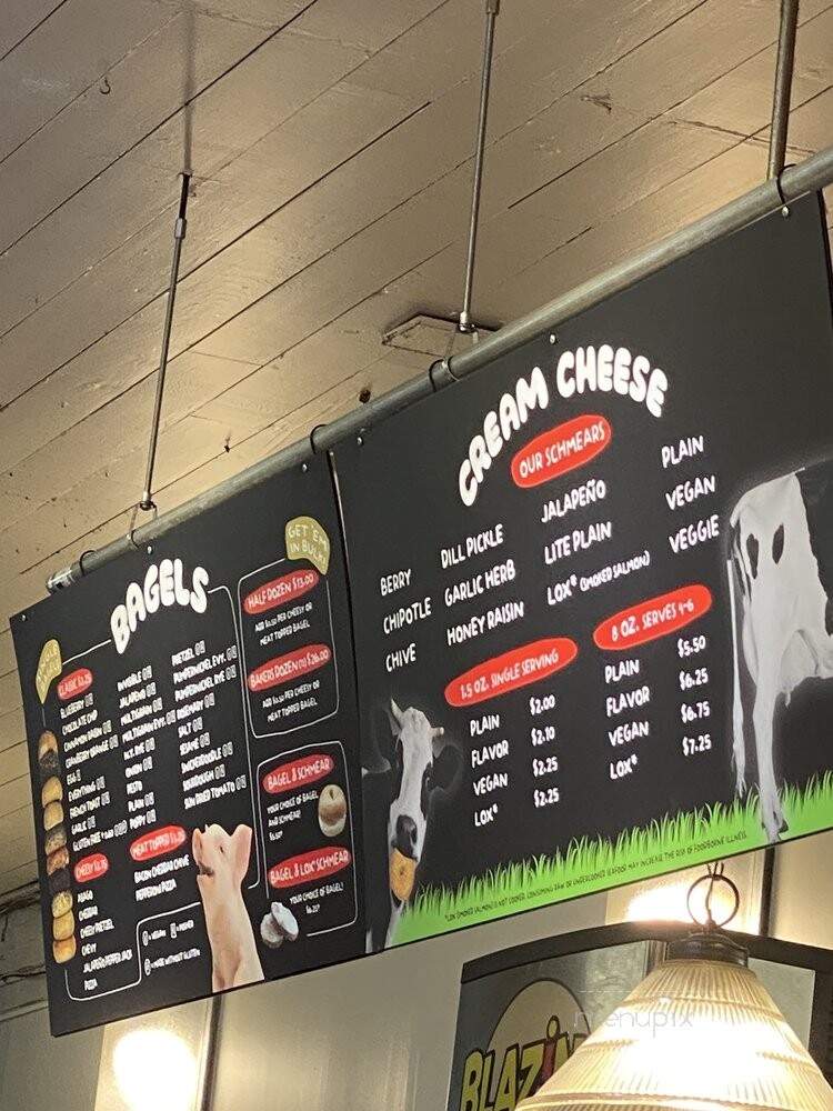 Blazing Bagels - Seattle, WA menu_pic