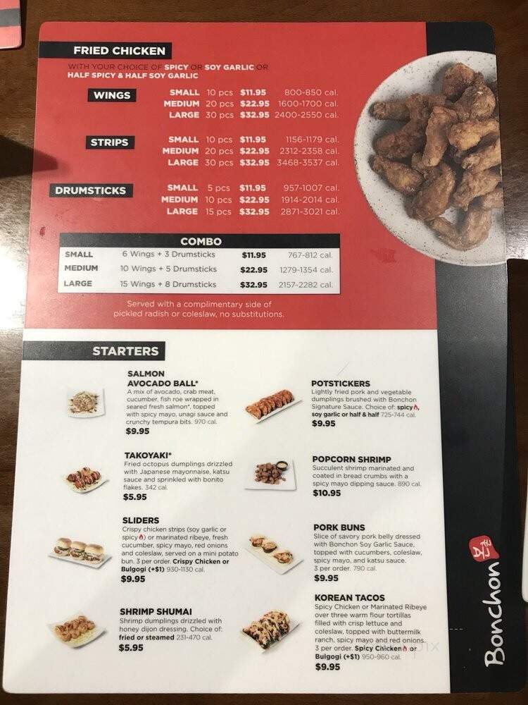 BonChon Chicken - Richmond, VA menu_pic