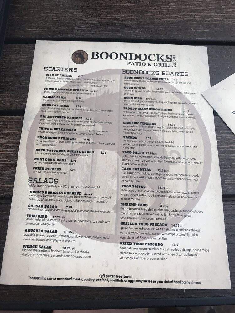 Boondocks Patio & Grill - Scottsdale, AZ