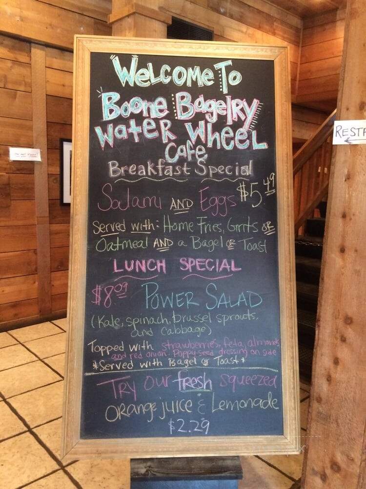 Boone Bagelry - Boone, NC menu_pic