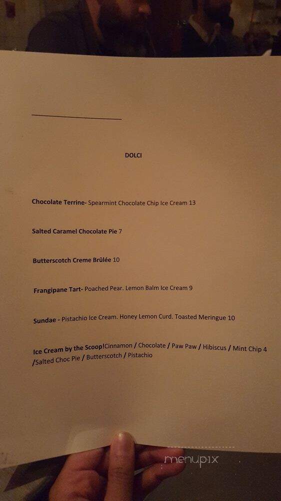 Bottega - Baltimore, MD menu_pic