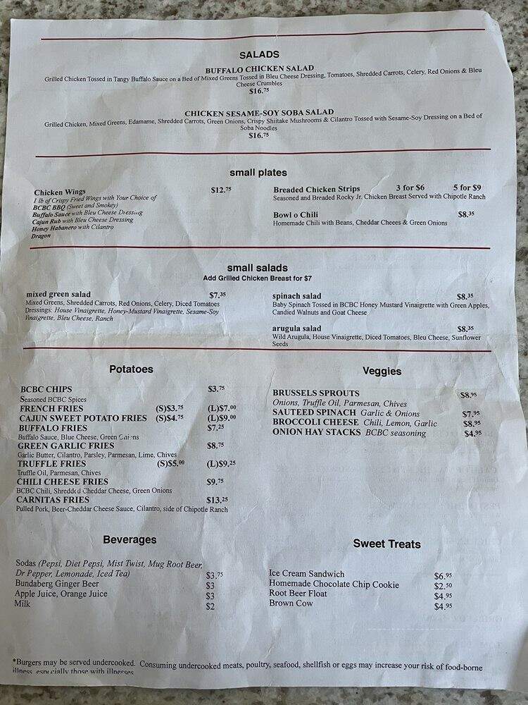 Brown Chicken Brown Cow - Campbell, CA menu_pic