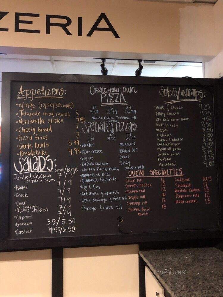 Brunettis Express 360 - Mechanicsville, VA menu_pic