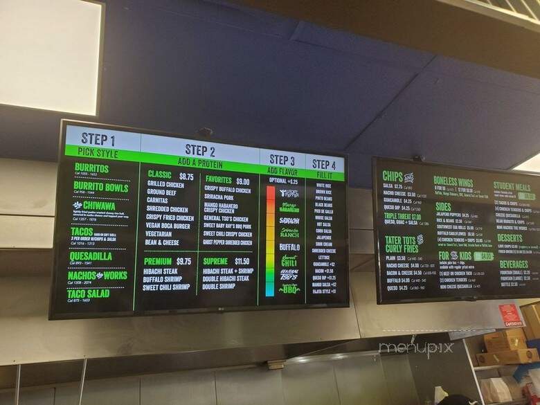 Bubbakoo's Burritos - West Long Branch, NJ menu_pic