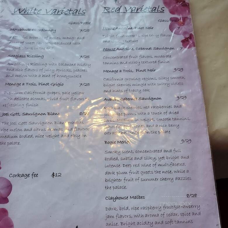 Bunn Thai Bistro - Grover Beach, CA menu_pic