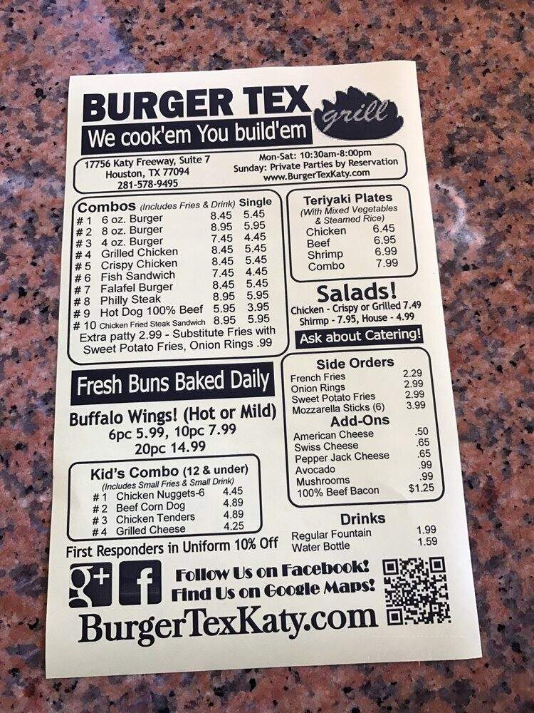Burger Tex Grill - Houston, TX