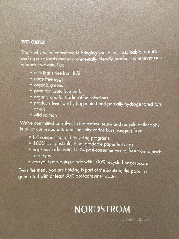 Cafe Bistro - Nordstrom Palo Alto - Palo Alto, CA menu_pic