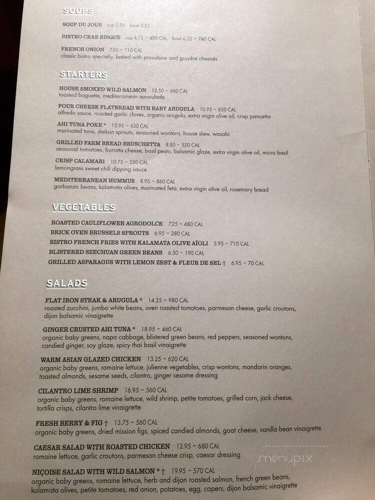 Cafe Bistro - Nordstrom Palo Alto - Palo Alto, CA menu_pic