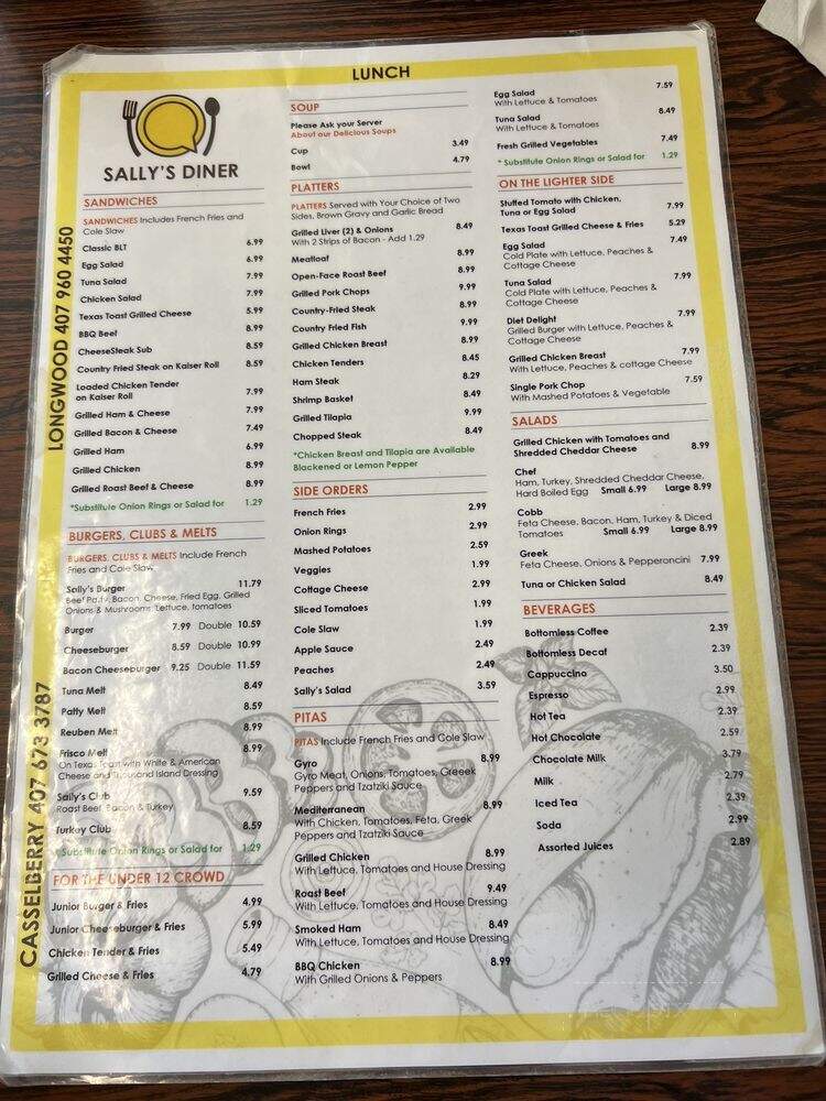 Cafe Perks - Casselberry, FL menu_pic