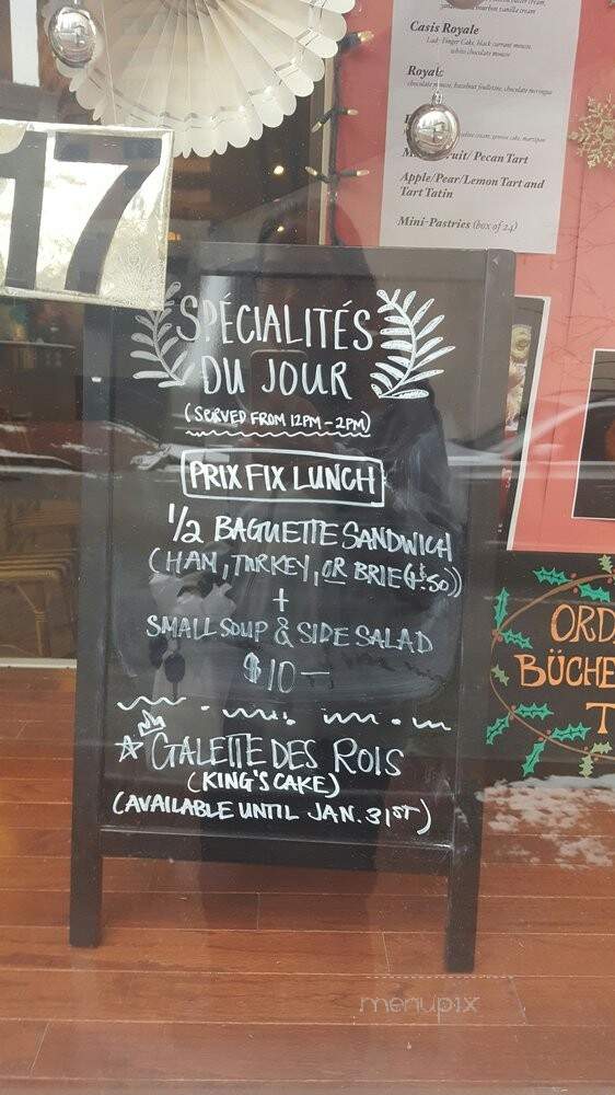 Cafe Poupon - Baltimore, MD menu_pic