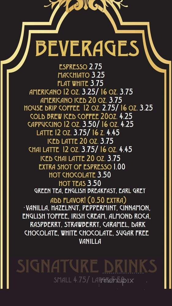 Caffe Caldo - Huntington Beach, CA menu_pic
