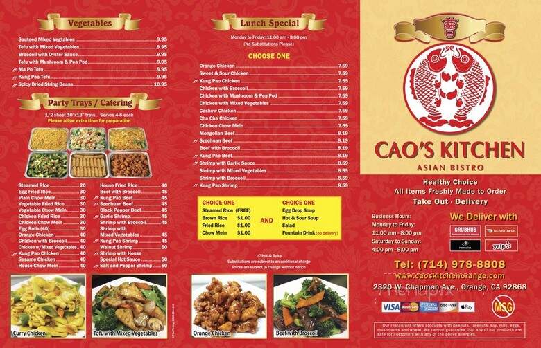 Cao's Kitchen Asian Bistro - Orange, CA