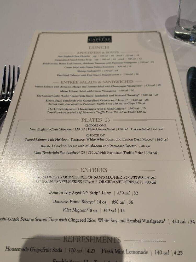 Capital Grille - Cincinnati - Cincinnati, OH menu_pic