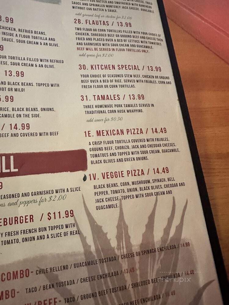 Carmelita's - New Port Richey, FL menu_pic