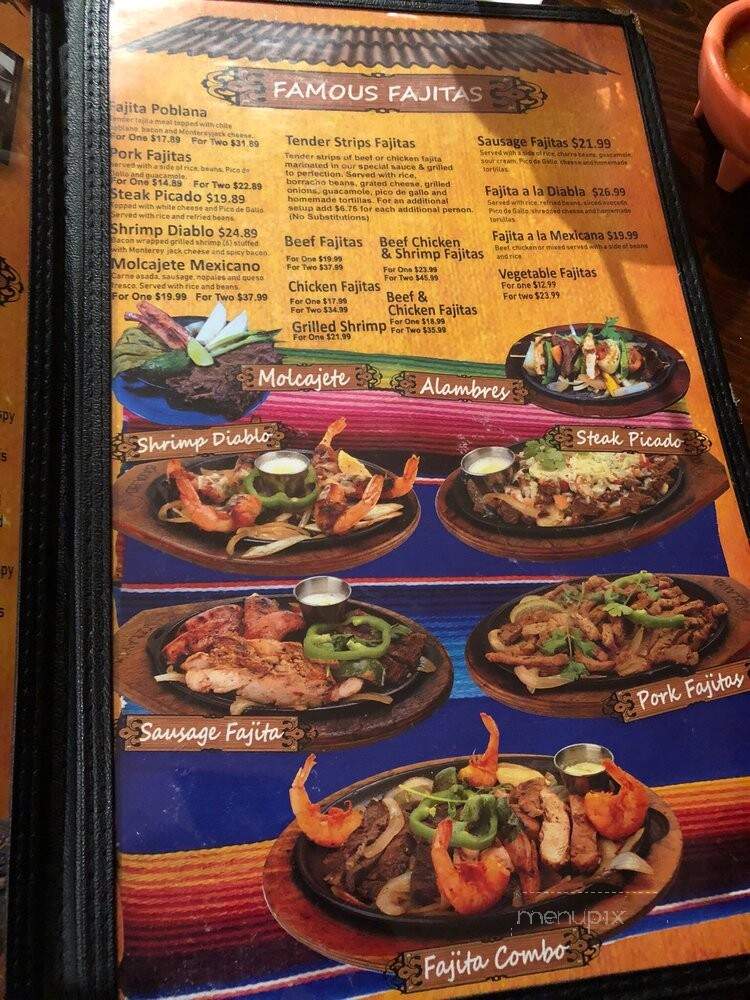 Celayas Mexican Restaurant - Houston, TX menu_pic