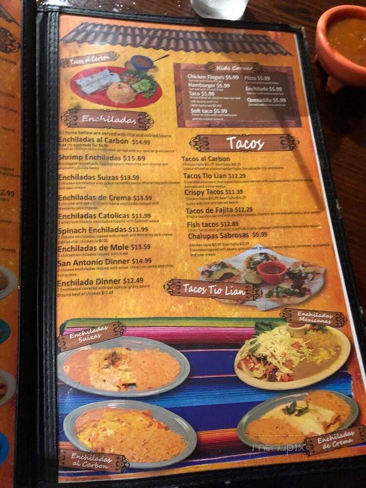 Celayas Mexican Restaurant - Houston, TX menu_pic