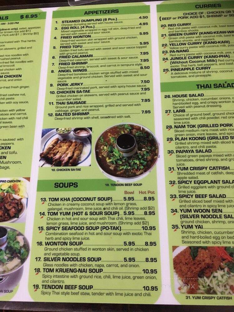 Chai Thung Thai - Sun Valley, CA menu_pic