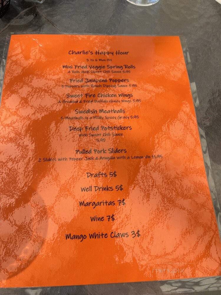 Charlie's 19th Hole - Jacksonville, IL menu_pic
