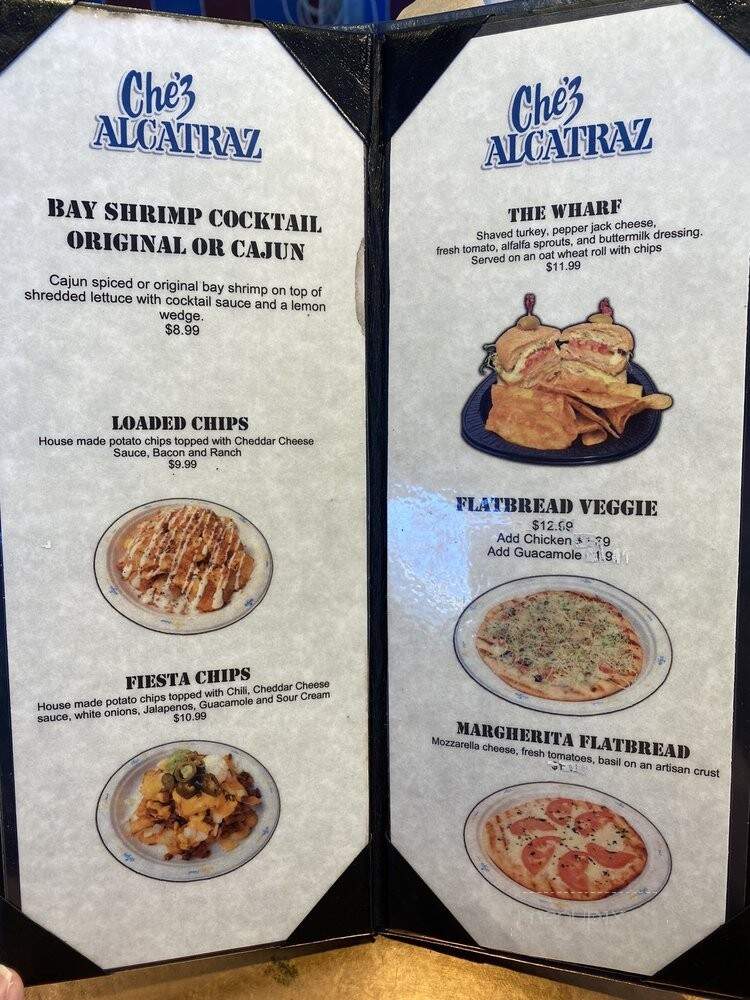 Chez Alcatraz - Orlando, FL menu_pic