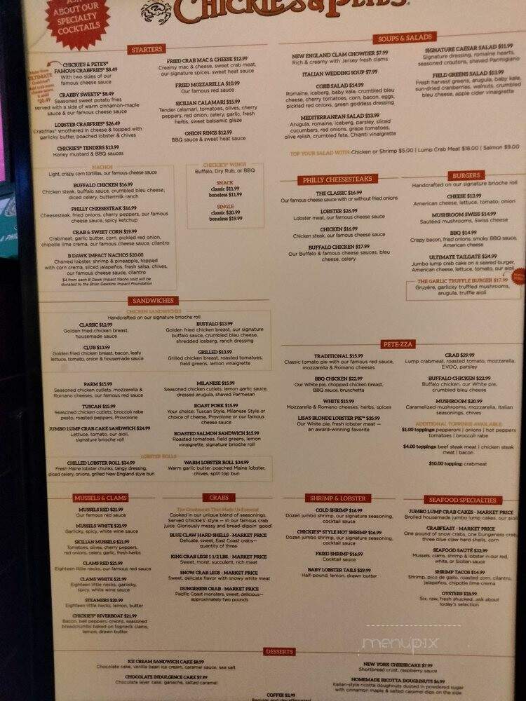 Chickie's and Pete's Crab House and Sports Bar - Atlantic City, NJ