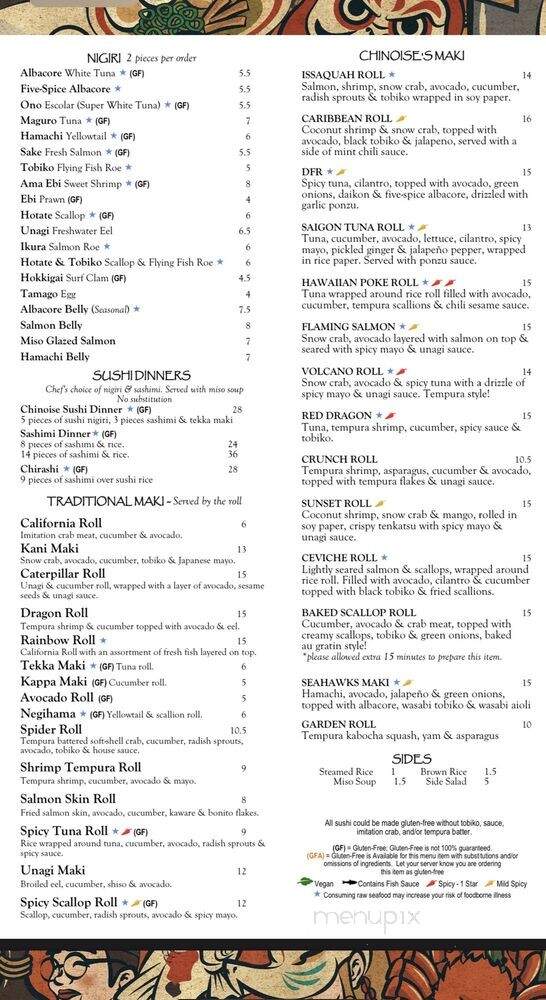 Chinoise Sushi Bar & Asian Grill - Issaquah, WA