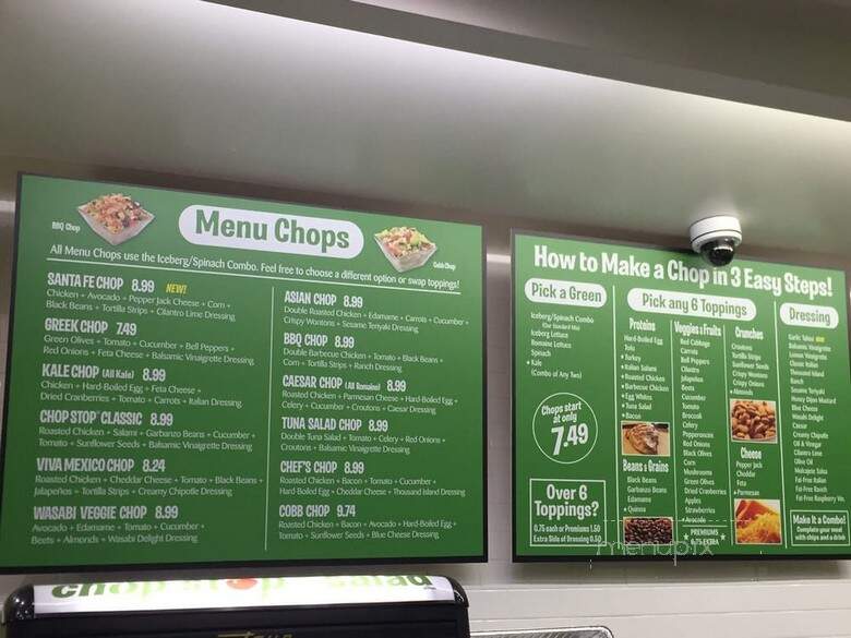 Chop Stop - North Hollywood, CA menu_pic