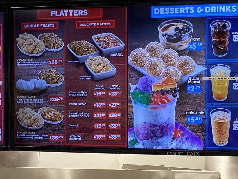 Chowking - Las Vegas, NV menu_pic