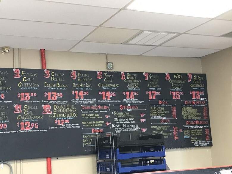 Chubz Famous Chiliburgers - Charlotte, NC menu_pic