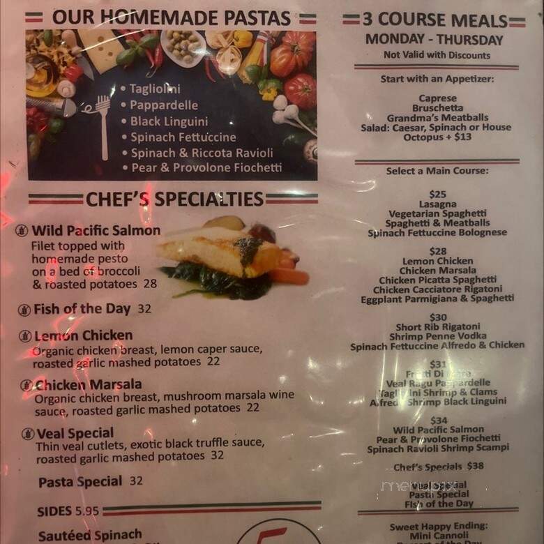 Cinque Terre restaurant - Davie, FL menu_pic