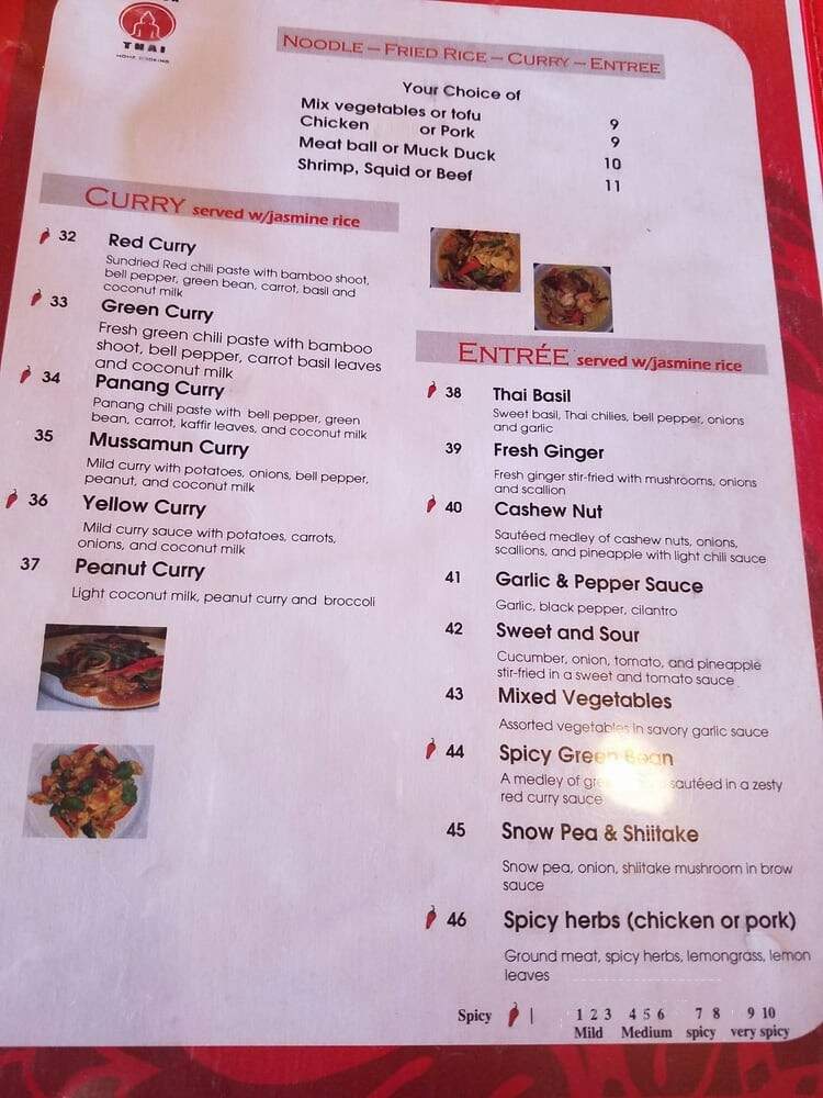 Clifton Thai Restaurant - Clifton, NJ menu_pic