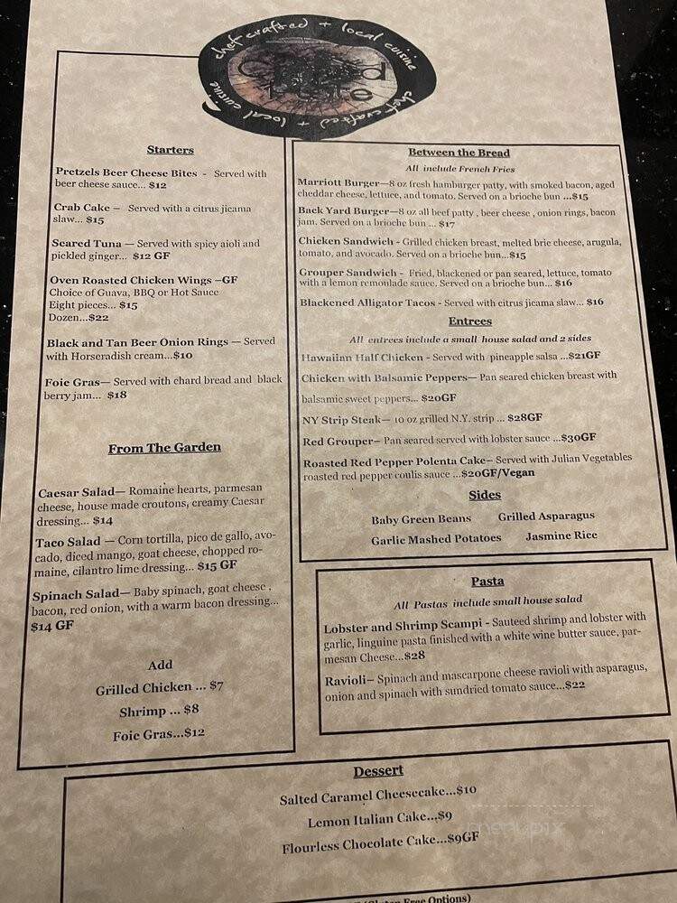 Craft St. Petersburg - St Petersburg, FL menu_pic