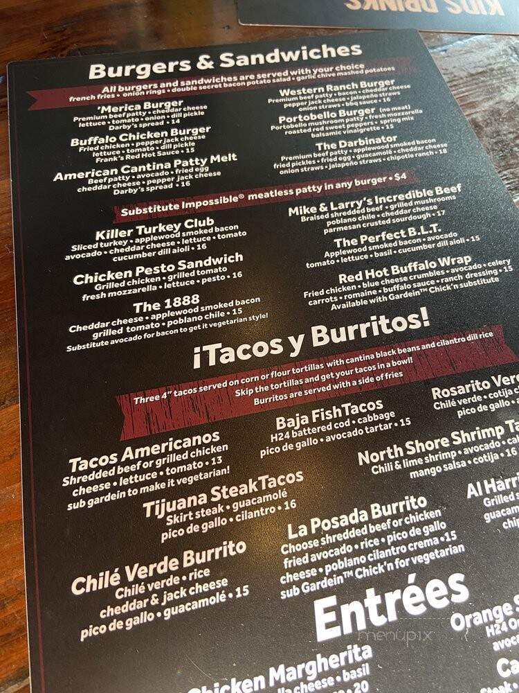Darby's American Cantina - Redlands, CA menu_pic