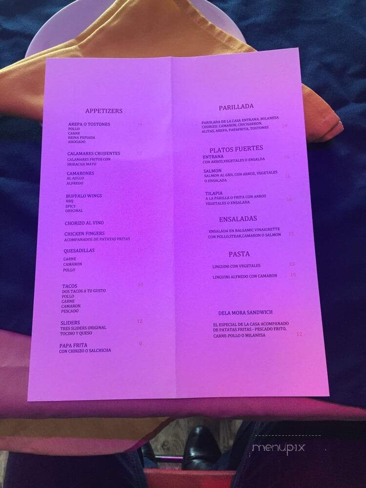 Dela Mora Restaurant - Jackson Heights, NY menu_pic