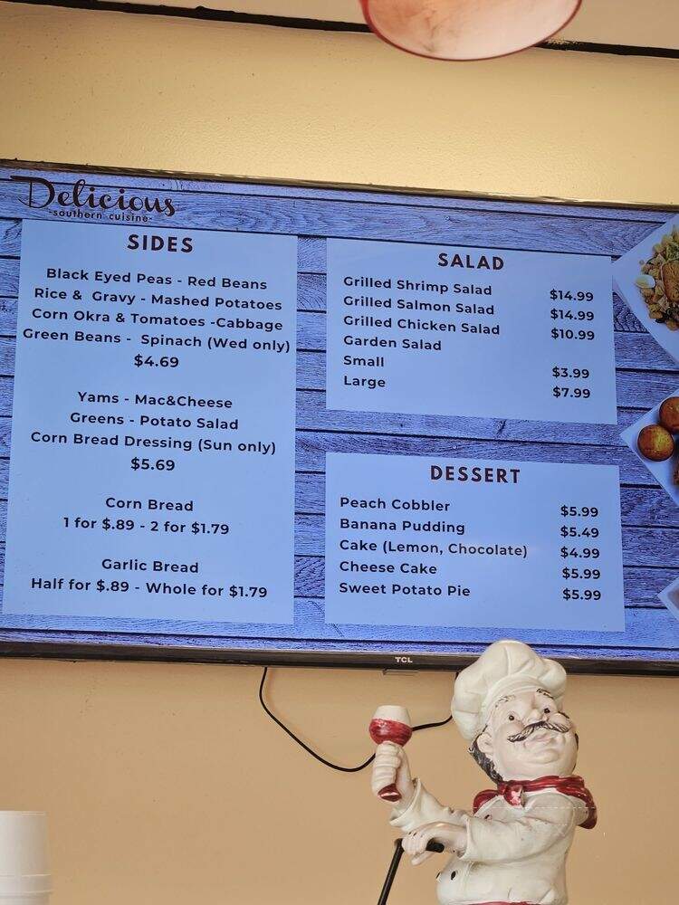 Delicious Southern Cuisine - Los Angeles, CA menu_pic
