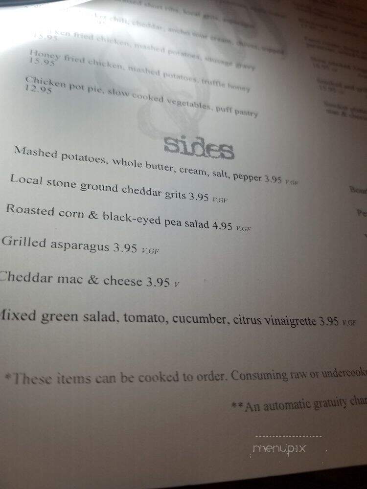 Driftwood Southern Kitchen - Raleigh, NC menu_pic