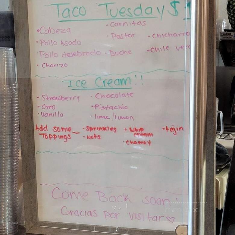 Dulces Antojitos - Bay Point, CA menu_pic