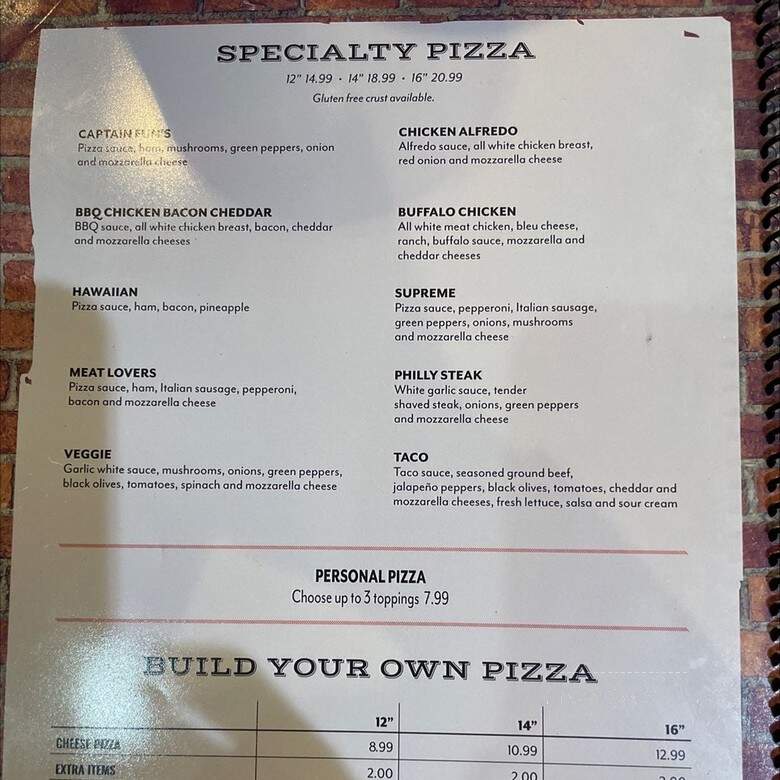 Eaton Pub & Grille - Charlotte, MI menu_pic
