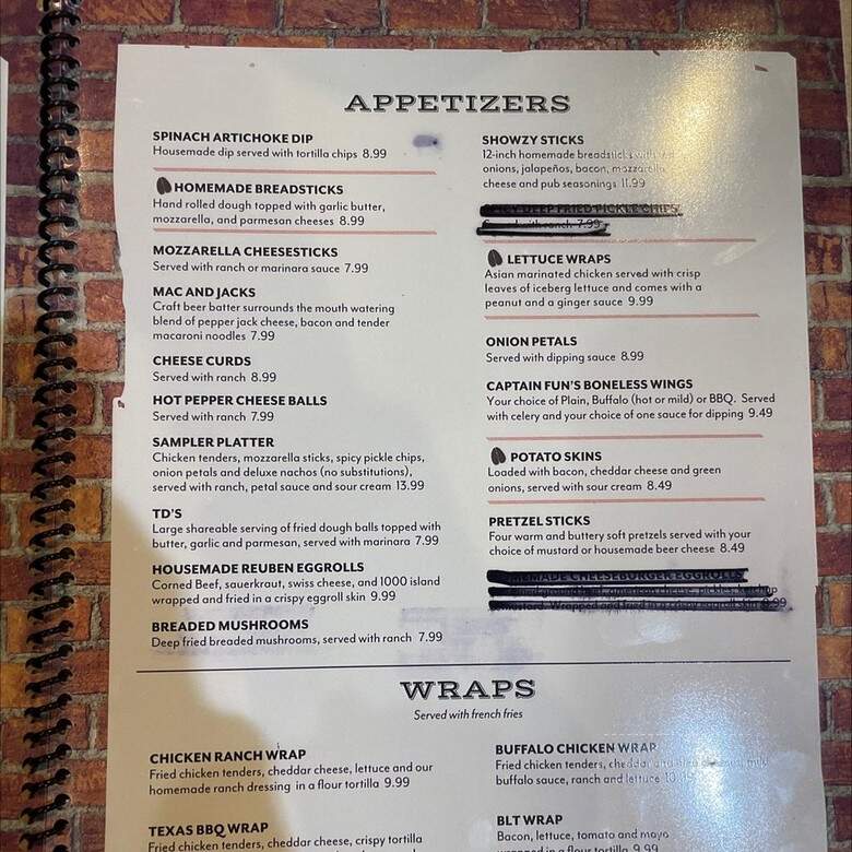 Eaton Pub & Grille - Charlotte, MI menu_pic