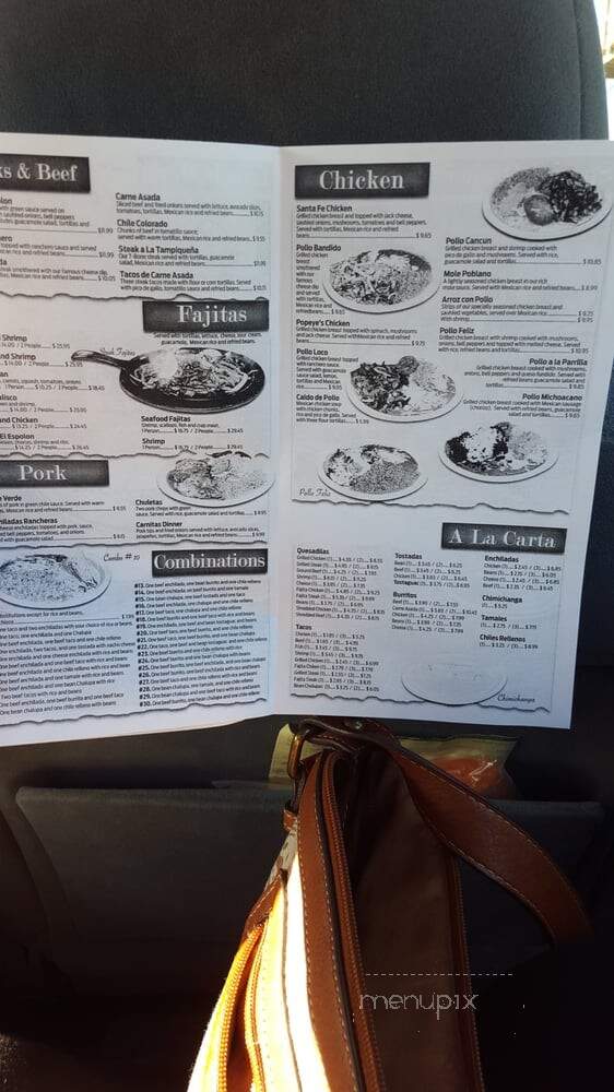 El Espolon - Sedalia, MO menu_pic