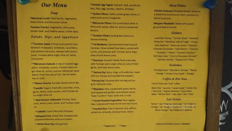 El Harissa Market Cafe - Ann Arbor, MI menu_pic